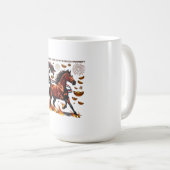 2026 Year of the Horse Triumph, Lunar Zodiac Gift コーヒーマグカップ (正面右)