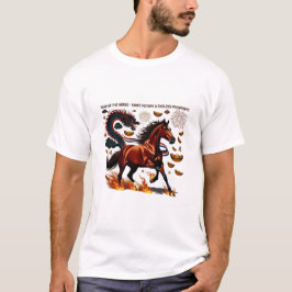 2026 Year of the Horse Triumph, Lunar Zodiac Gift Tシャツ