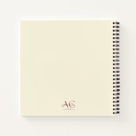 2026 Year Text Journal ノートブック (裏面)