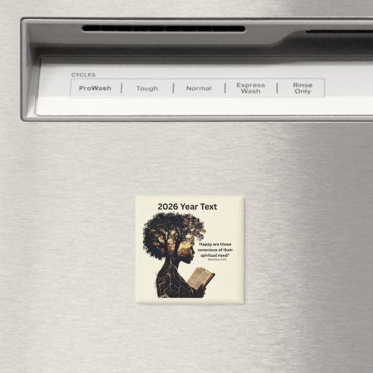 2026 Year Text Reading マグネット (インサイチュ (食洗機))