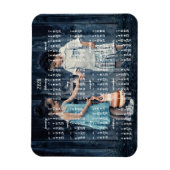 2026 Yearly Calendar Photo Magnet 3x4 マグネット (縦)