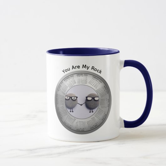 2026 You Are My Rock Calendar Coffee Mug マグカップ (右)
