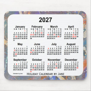 2027ホリデーアートカレンダーバイジャン マウスパッド