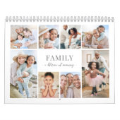2027家族の思い出写真 カレンダー (カバー)