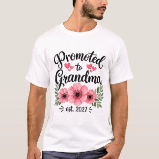 2027年おばあちゃんデビューTシャツ 新米おばあちゃん Tシャツ