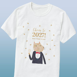 2027年おめでとう カスタマイズ可能 Tシャツ
