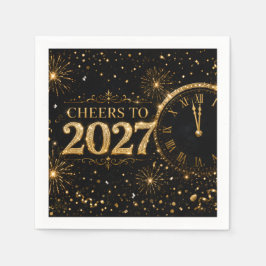2027年おめでとう スタンダードカクテルナプキン