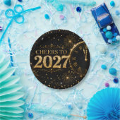 2027年おめでとう ペーパープレート (パーティー)