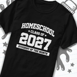 2027年の月クラスのホームスクール学生 Tシャツ