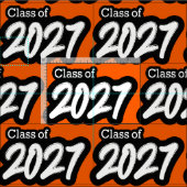 2027年はっきりしたのオレンジブラシクラス ファブリック (タイル)