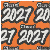 2027年はっきりしたのオレンジブラシクラス ファブリック (クローズアップ)