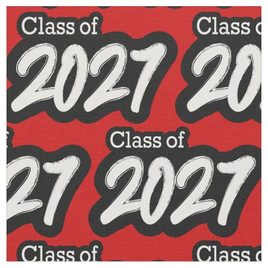 2027年はっきりしたの赤ブラシクラス ファブリック (クローズアップ)