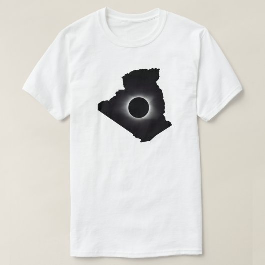 2027年アルジェリア日食 Tシャツ (デザイン正面)