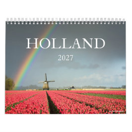 2027年オランダ風景写真 カレンダー