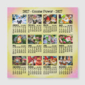 2027年カスタムフォトノームカレンダー 日曜日始まり (正面)