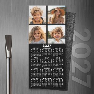 2027年カレンダー付きフォトモダン・マグネット