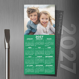 2027年カレンダー付きフォトモダン・マグネット