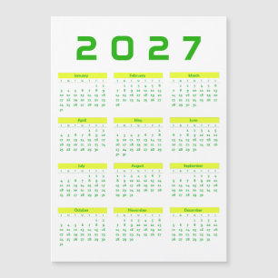 2027年カレンダー