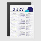 2027年カレンダー (正面/裏面)