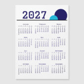 2027年カレンダー (正面)