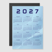2027年カレンダー (正面/裏面)