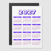 2027年カレンダー (正面/裏面)