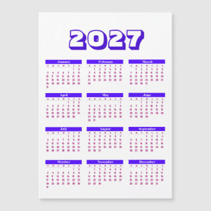 2027年カレンダー