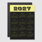 2027年カレンダー (正面/裏面)