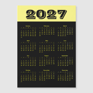 2027年カレンダー