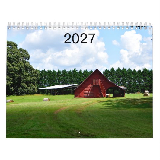 2027年カレンダー カレンダー (カバー)