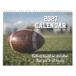 2027年カレンダー フットボール スポーツ 選手 ファン コーチ チーム カレンダー