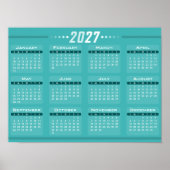 2027年カレンダー ポスター (正面)