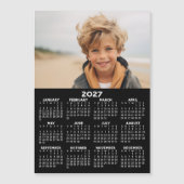 2027年カレンダー 写真入り マグネットカード 1年分 (正面)