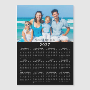 2027年カレンダー 写真 カスタム マグネット