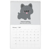 2027年カレンダー 子犬 カレンダー (2月 2027)