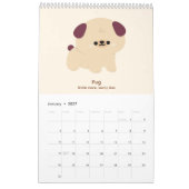 2027年カレンダー 子犬 カレンダー (1月 2027)