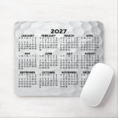 2027年カレンダー(横型・1年) マウスパッド (マウス)