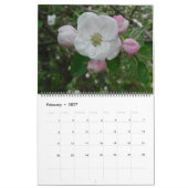 2027年カレンダー:花咲く一年 カレンダー (2月 2027)