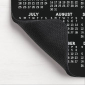 2027年カレンダー 3枚の写真 シンプル ブラック マウスパッド (コーナー)