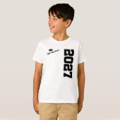 2027年クラス卒業サイン私のシャツ上級2027 Tシャツ (正面フル)