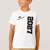 2027年クラス卒業サイン私のシャツ上級2027 Tシャツ (正面)