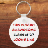 2027年クラス素晴らし、 キーホルダー (正面)