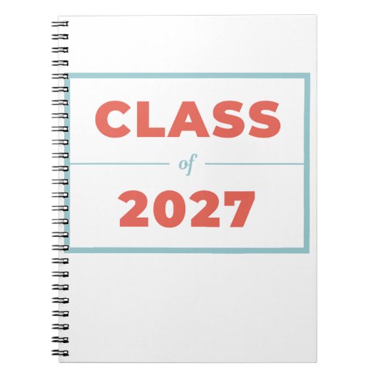 2027年クラス ノートブック (正面)
