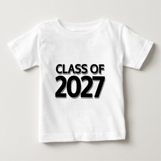2027年クラス ベビーTシャツ (正面)