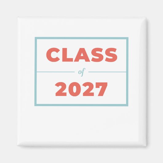 2027年クラス マグネット (正面)