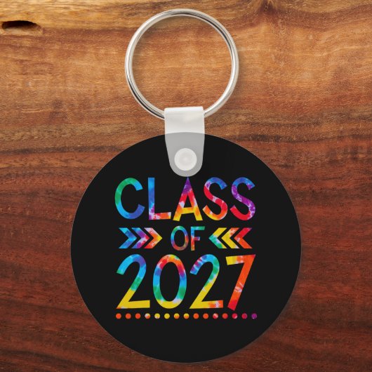 2027年クラス – 絞り染め新学期クラス20 キーホルダー (裏面)