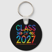 2027年クラス – 絞り染め新学期クラス20 キーホルダー (裏面)