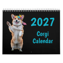 2027年コーギー犬カレンダー