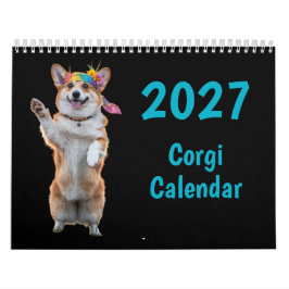 2027年コーギー犬カレンダー カレンダー