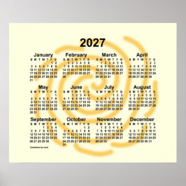 2027年サンシャインデイズカレンダー / Janz ポスター